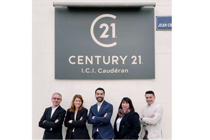 l'équipe de l'agence I.C.I. Cauderan
